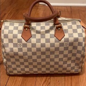 Louis Vuitton speedy 30 damier azur